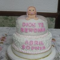 Baptism 3D Cake 