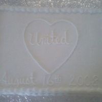Grooms United Cake White cake, White BC frosting