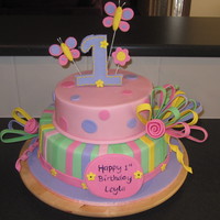 Leyla 8" and 11" jaffa mud cake.