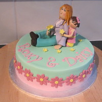 Roxy & Daisy I made this cake for my sister in laws 30th birthday and her daughters 1st birthday.
