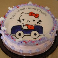 Chiffon Birthday Cake Chiffon cake filled with strawberries and lemon custard. Covered in sugar paste and cream.