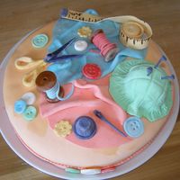 Sewing Kit Cake 