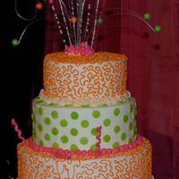 Morgan's Wedding Cake My FIRST ever wedding cake....Thanks for all the help CCers.