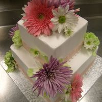 Square Wedding Cake 