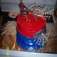 Cakes_----Birthday_Parties_5-2.jpg This was made my friends son's 3rd birthday. My first MMF experience.He thought it was the greatest thing. Webs were hand drawn using...