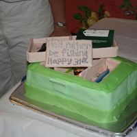 My Husband's Birthday Cake Our 1st son's birthday is the day after my husband's so thins year I surprised him with a cake for him(which he NEVER gets). He...