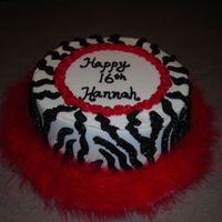 Zebra Print Cake 