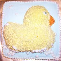Ducky I did this for a co-worker/friends' baby shower. Here theme of course was rubber duckies.
