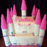 Princess Avalee This was such a fun cake to do. Bottom layer is 12" chocolate, top is 8" white. Covered in fondant with a layer of buttercream...