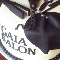 A Thank-You Cake To My Stylist I made this cake for my hair stylist and his salon to say "thank you" for all of their wonderful word-of-mouth advertising they&#...