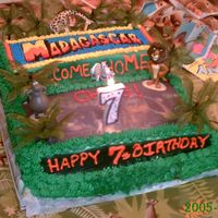 Madagascar i made this for my nephews 7th bday last year