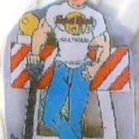 Potato Paper Print Out! This was a photoshop picture I did for a cake my daughter made. I put the baby's head on a 2" clipart image and then printed it...