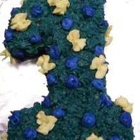 Smash Cake For 1 Year Old This is a smash cake my daughter let me make...while she was making the birthday cake. It's yellow cake with chocolate pudding and...