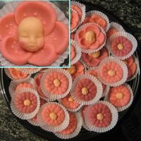 Marzipan Flower Babies I made theese for a baby shower... they are Anne Geddes like flower babies made of marzipan.