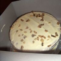 Carrot Cake With Fresh Orange Cream Cheese Frosting This cake was made for a birthday gift so I wasn't able to eat any!!! It was the first time I used the recipe and when I got a whiff...