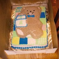 Teddy Bear Baby shower cake