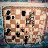 Chess Cake This was made many years ago, would do things a little different now