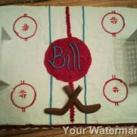 Dsc00059.jpg Choc. cake with peannut butter filling.Sprinkled with white glitter to look kinda like ice.