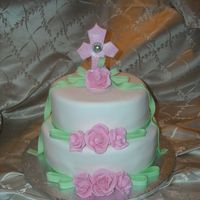 Fisrt Communion Thanks so much to all the CCrs that had similar pictures of the design. All MMF except for pearl in middle of cross.