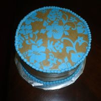 Hibiscus The entire top of this cake is a FBCT. Thanks Merissa for the idea!!