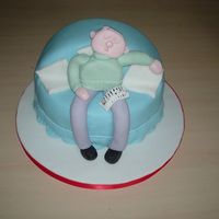 Sleeping Grandpa This is a cake I made for my grandad birthday, had great fun making it and pleased with how its turned out.