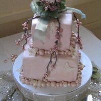 Butterfly Wedding Cake A close friend, small intimate wedding. The cake was carrot and when the bride and groom ate it they were surprised it tasted good lol :)