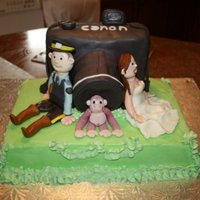 Rcmp And Photographer Wedding Shower A friends of my daughter getting married, their shower cake. He was going through RCMP (Royal Canadian Mounted Police) training and she is...