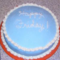 Horrible Cake... so my husband had gotten me these cake decorating books and dvd's and I was SUPER excited. For some reason I HAD to try fondant FIRST...