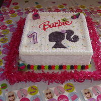 Barbie Birthday Cake 