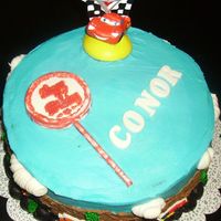 Car Cake From the wiltons 2007 year book....used white chocolate for the stop sign and name....