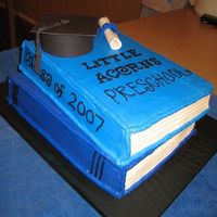 Preschool Graduation. Made for a local preschool graduation party. two 1/4 sheet cakes (CHocolate w/ pudding filling, & vanilla w/ pudding filling),...