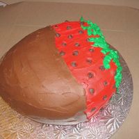 Chocolate Covered Strawberry This was for a co-workers birthday. The cake is a strawberry cake with a chocolate mousse filling. The icing is buttercream and the seeds...