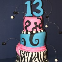 Whimsical 13Th Birthday For Twins One twin likes blue, one likes pink!!
