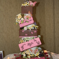 My Mother's 50Th Birthday This was the cake I made for my mother's 50th surprise birthday party. Home-made MMF and gumpaste flowers ordered from Bakery Crafts....