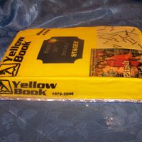 Yellow Book - Side This is the side view of my "yellow book" cake. Thanks for looking.