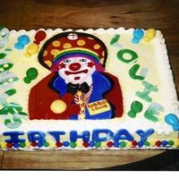 Bubbles Louie The Clown This cake was for my boyfriend's birthday - he is a clown, professionally. The cake is iced in BC but "Bubbles Louie" is...