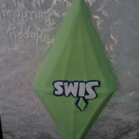 Sims Plumbob Cake 