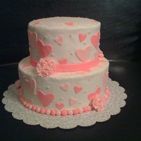 Hearts & Pearls Cake 