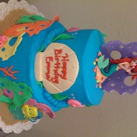 Little Mermaid Cake 