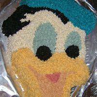 Donald Duck Cake For My Dad (2006 Birthday) Cake I made for my Dad's Birthday