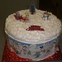 Our Christmas Cake (2007) Simple but lovely (well I think it was lovely lol)