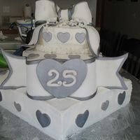 25Th Anniversary Cake ever have one of those cakes that just make you want to...well, you can imagine. everything that could go wrong went wrong on this one and...