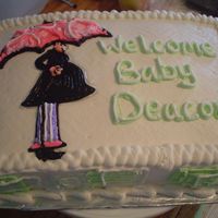 Jess' Shower Cake white almond sour cream cake, raspberry cream filling, with AgentCakeBaker's Buttercream Dream icing. I wish I could have had a huge...