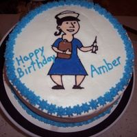 Nurse Birthday FBCT on white with bc icing.