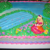 Barbie And The Diamond Castle Cake For my daughter's 4th b-day..BATDC theme