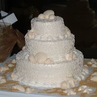 My First Wedding! Woweee fellow decorators! I have just returned home from the 7pm wedding that I made this cake for. It was my first wedding cake - not...