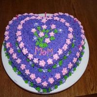 Mothers Day My first cake ever. I'm a little late getting some of my pics on line. I had to get them all in on album on line first ha... I dont...