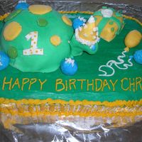 Turtle Birthday Cake I made this picture for my son's first birthday. This was my first attempt at fondant (I used marshmallow fondant). It's...