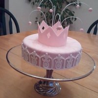 Pretty In Pink birthday cake for my mom & me