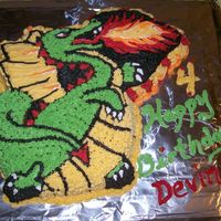 Mystical Dragon I used the 1986 Wilton Mystical Dragon pan.